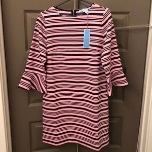 NWT Draper James Ottoman Stripe Knit Dress Size M
